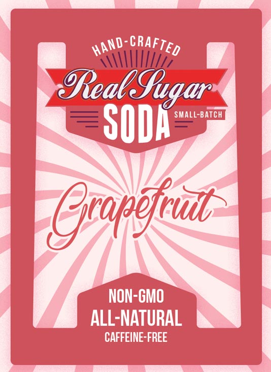 Real Sugar Soda - Grapefruit